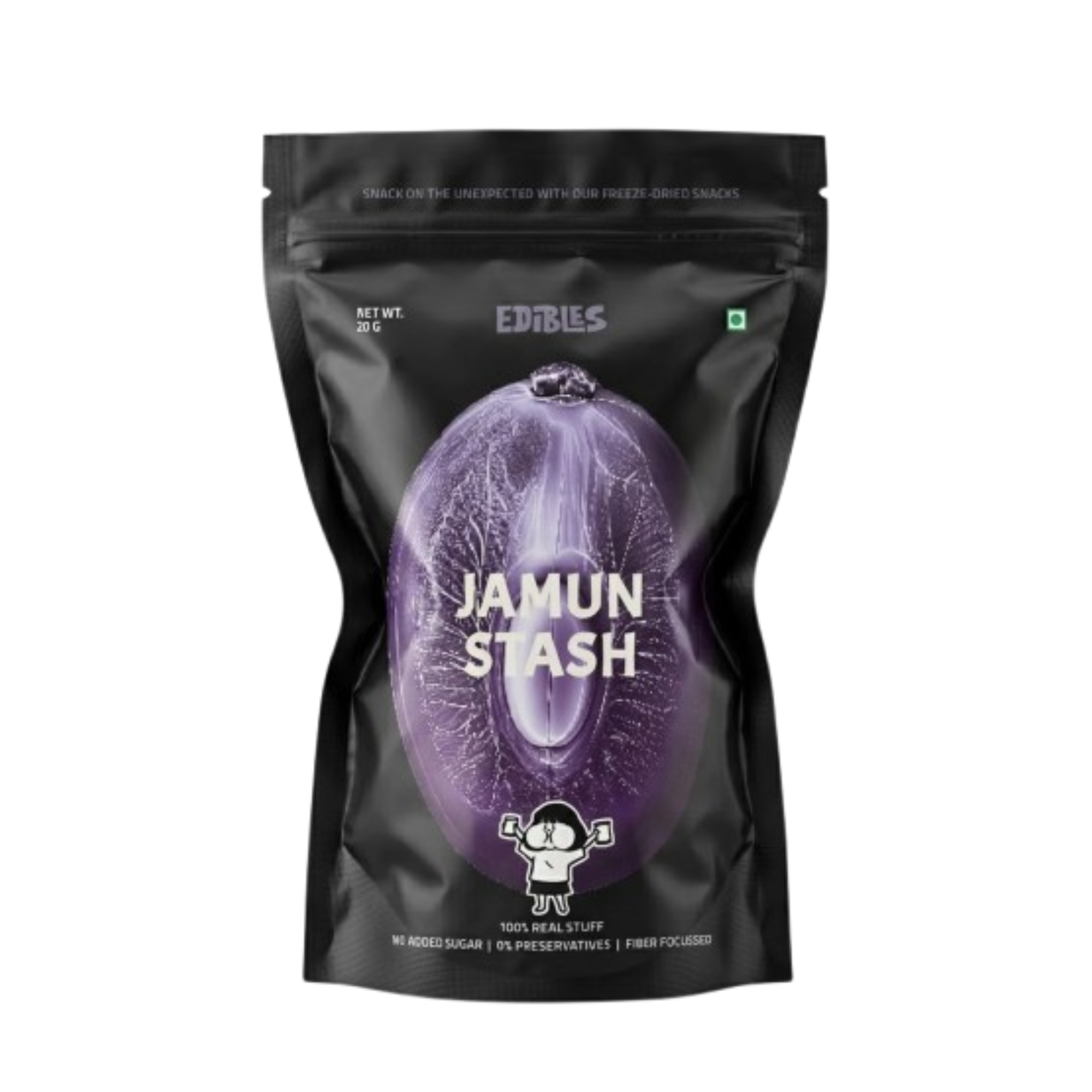 Edibles Jamun Stash - Freeze Dried Snacks