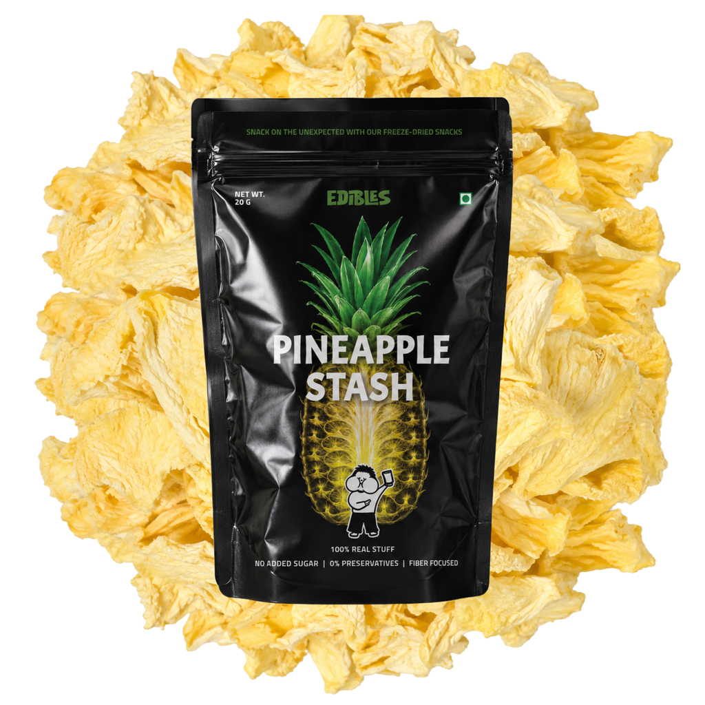 BOX OF 3 Freeze Dried Pineapple Stash