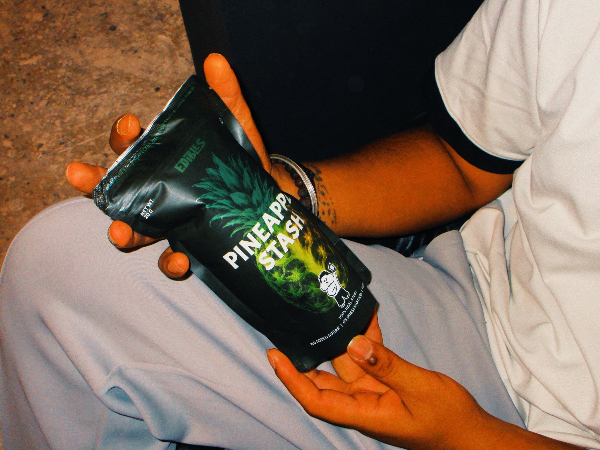 Edibles Pineapple Stash - Freeze Dried Snacks