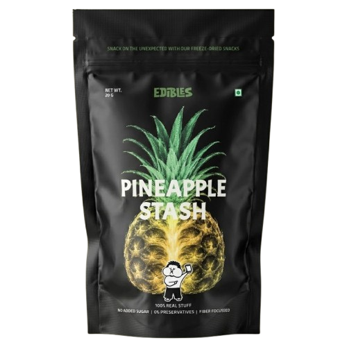 Edibles Pineapple Stash - Freeze Dried Snacks